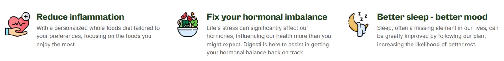 Digesti Personalized Wellness Benefits