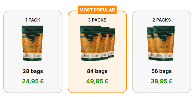 Serenatox Detox Tea UK Pricing